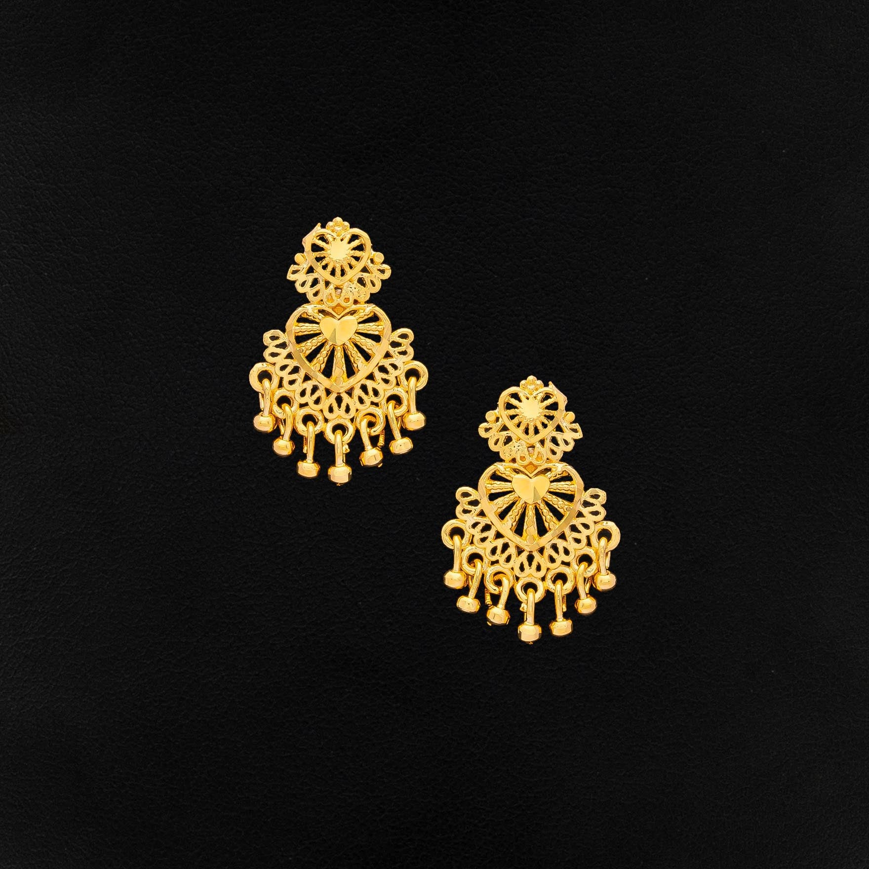 GOLDEN HANGING STUD PGHST223-09