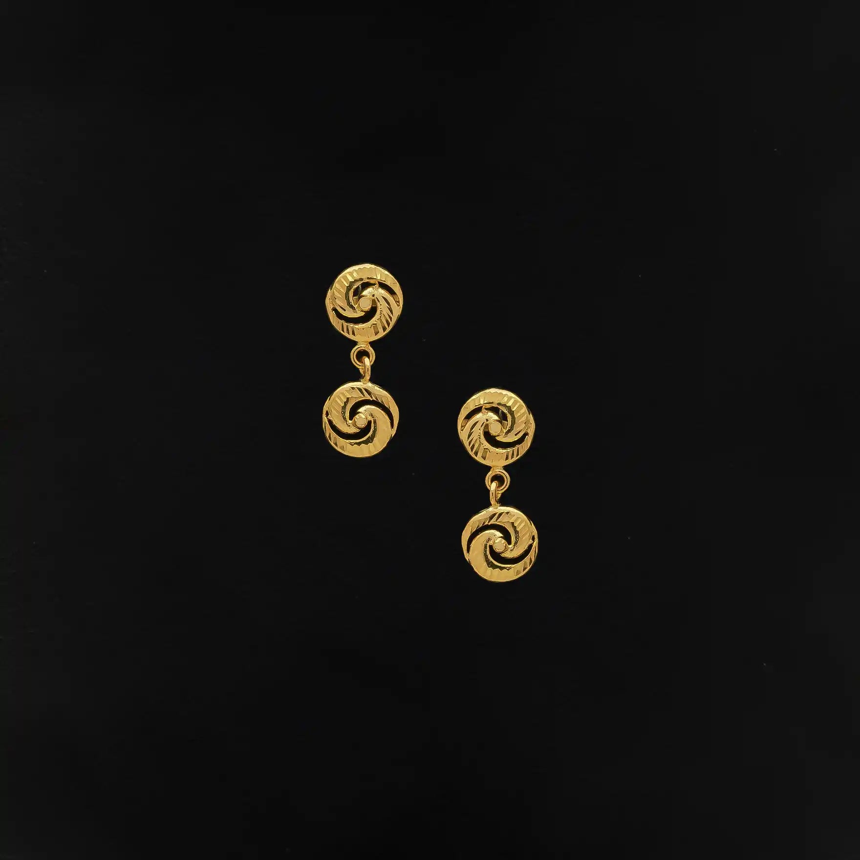 GOLDEN NECKLACE SHORT WITH GOLDEN STUD PGNS118-034, PGHST287-001