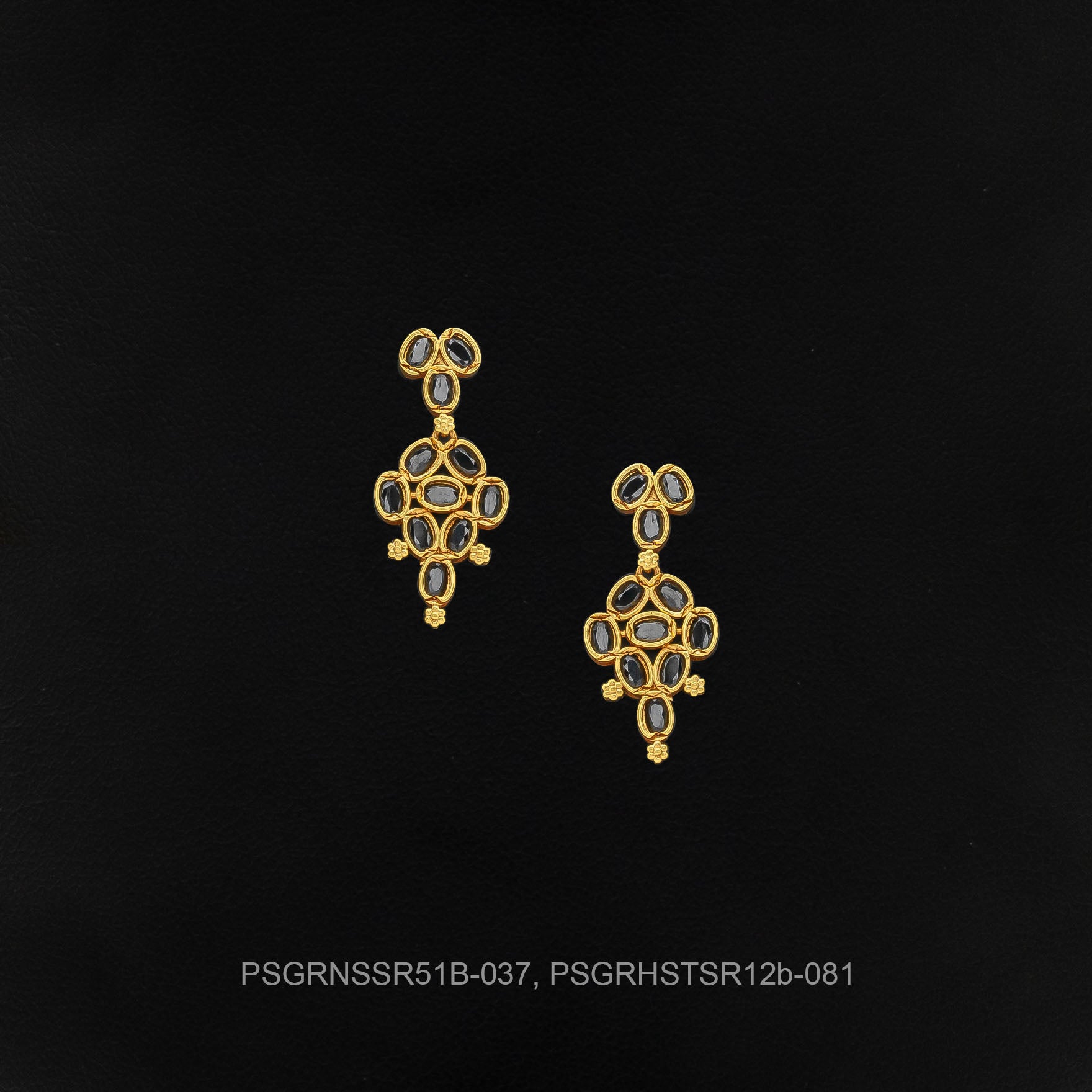 SRESHTA COLLECTION GERU NECKLACE WITH EARRING PSGRNSSR51B-037, PSGRHSTSR12b-081