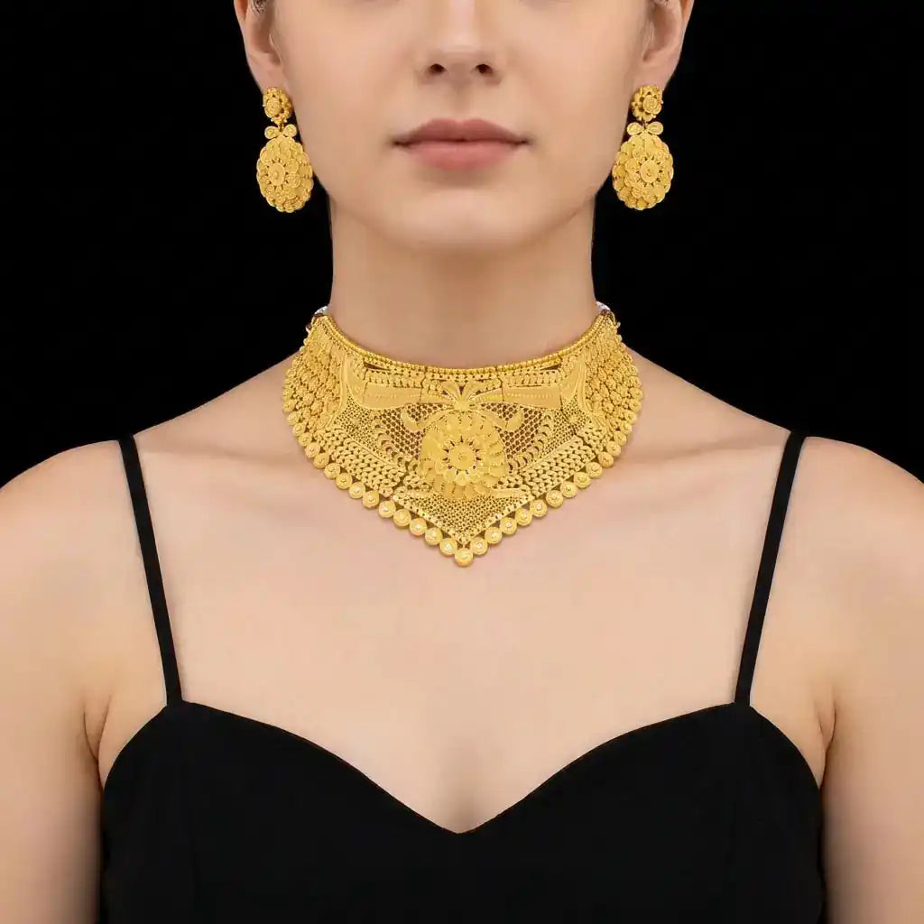 Gold Plated Necklace Sets 