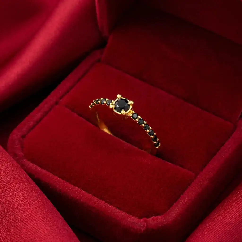 GOLDEN STONE RING  PSR35B-041