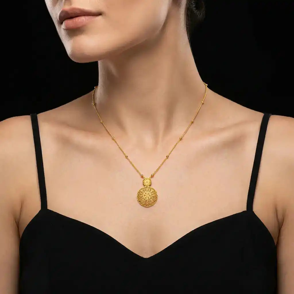 Gold Necklace PGNS65-034
