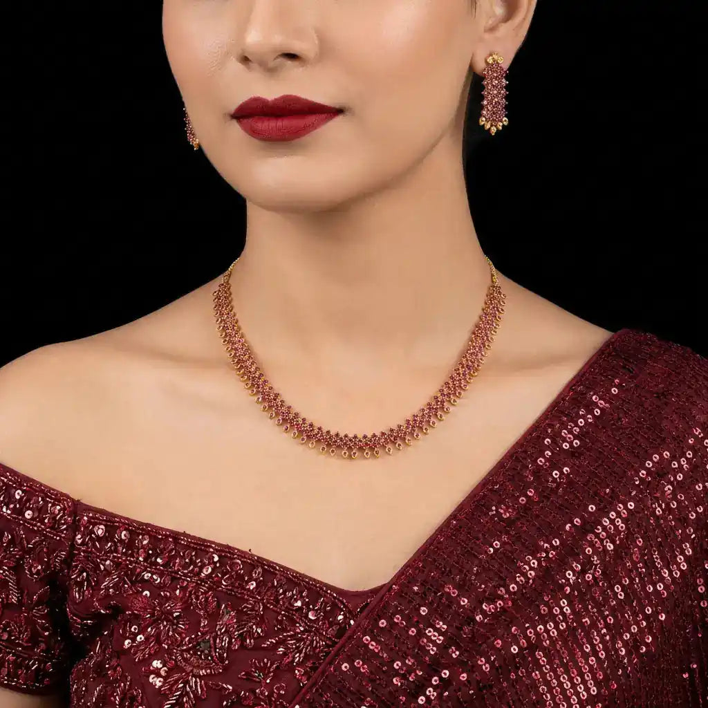 Gold Necklace PMSNS17R-007, PMSHST20R-002