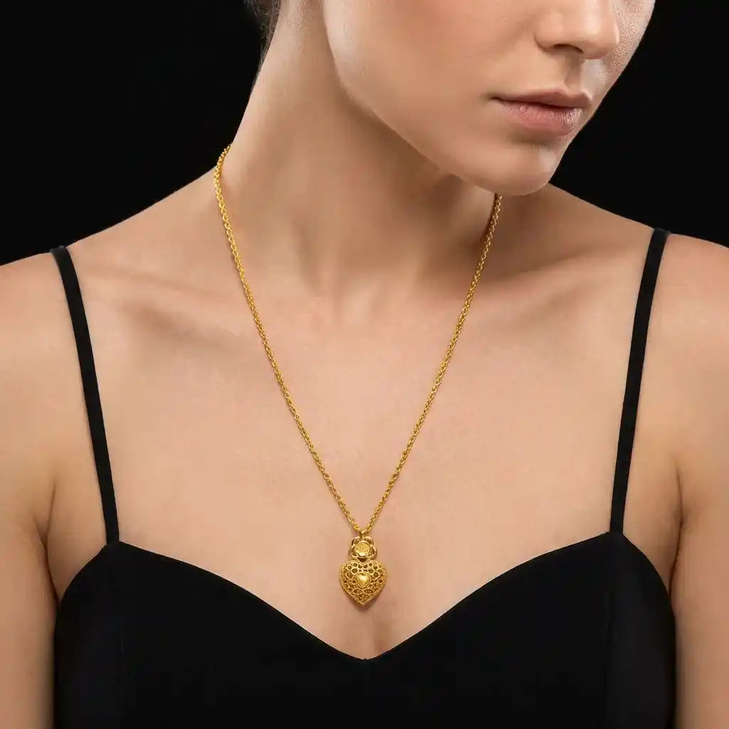 Golden Necklace PGNS112-053