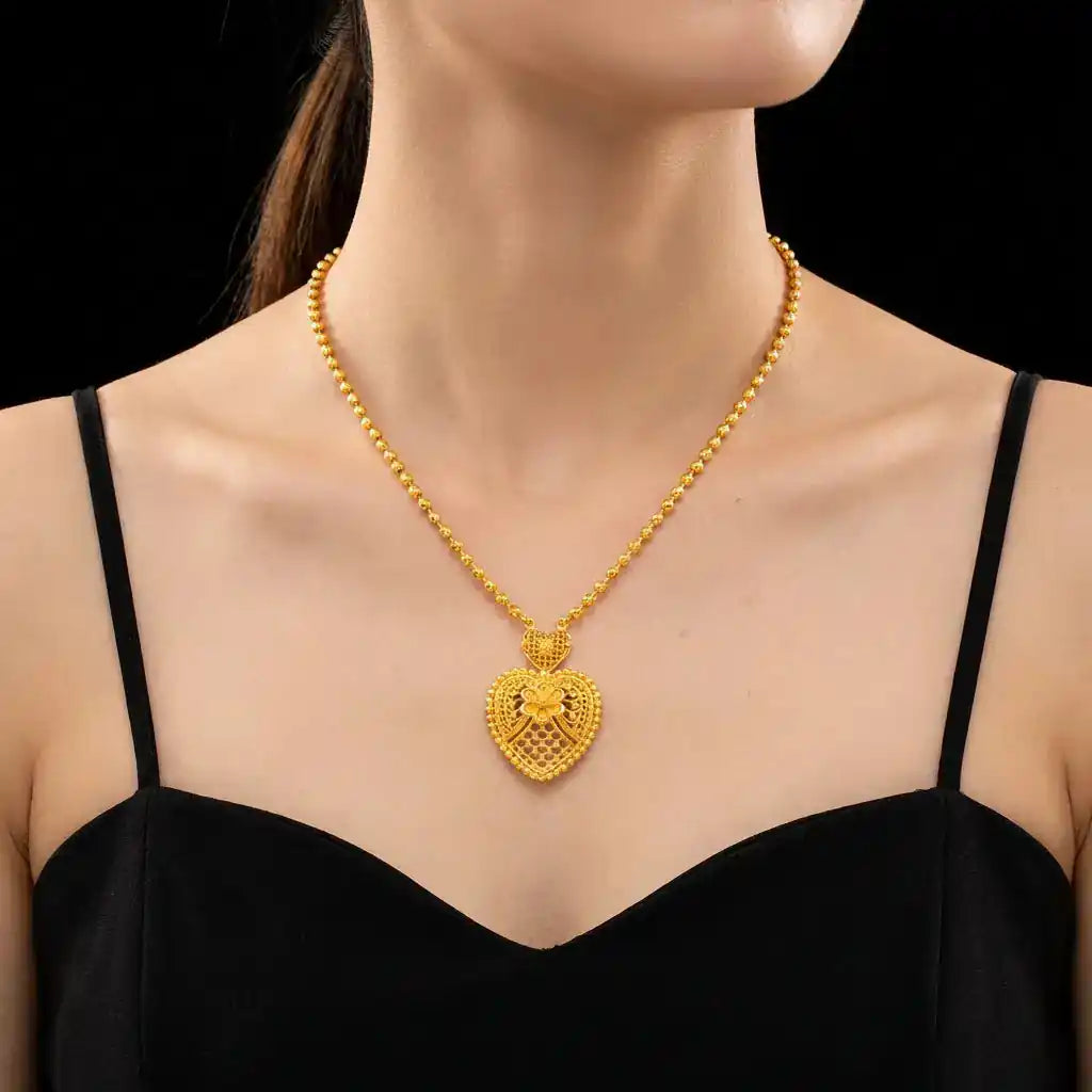 Golden Necklace PGNS120-034