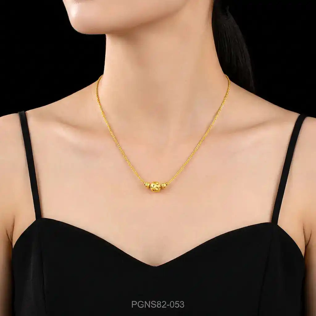 Golen necklace PGNS82-053