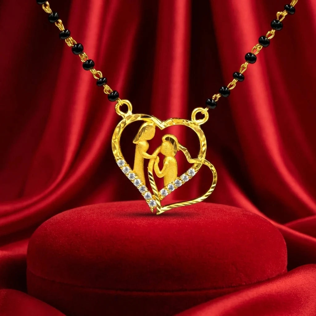 Karimani (Mangalsutra) Stone Necklace PLKM1W-6-053