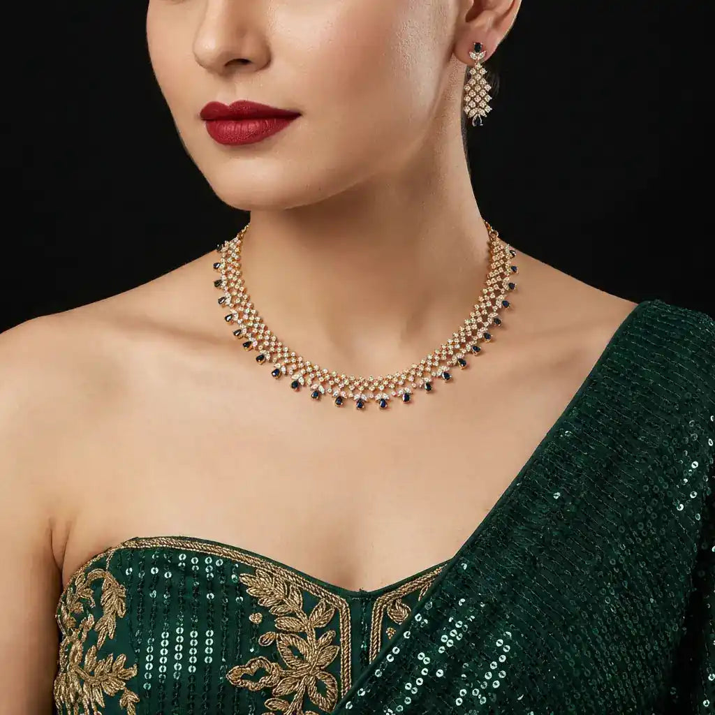 Necklace PSNS49WBL-036,PSHST66WBL-061