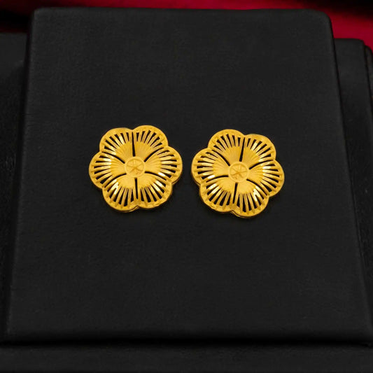 Shop Latest One Gram Gold Layered Stone Studs in India | Parakkat Jewels