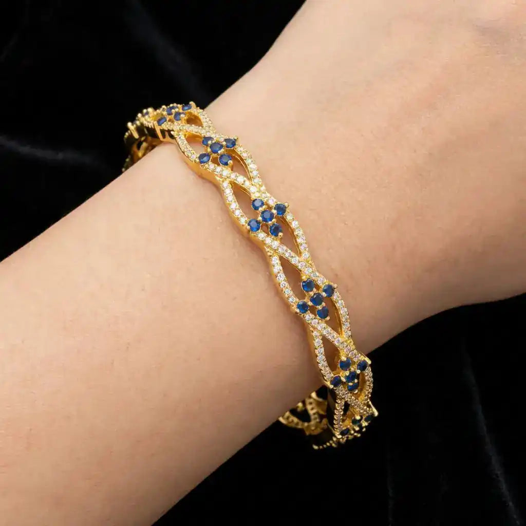PREMIUM STONE BANGLE PMSB33WBL-006