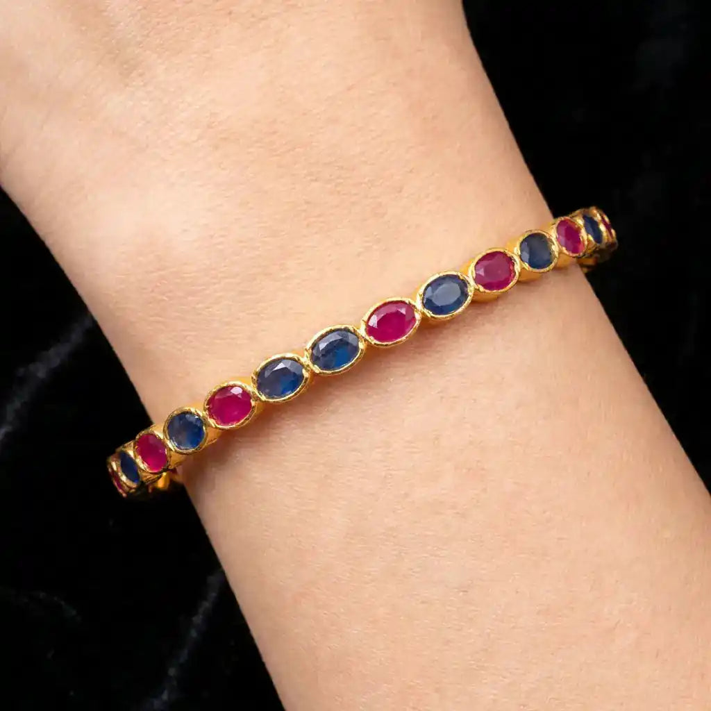 PREMIUM STONE BANGLE PMSB55RBL-006