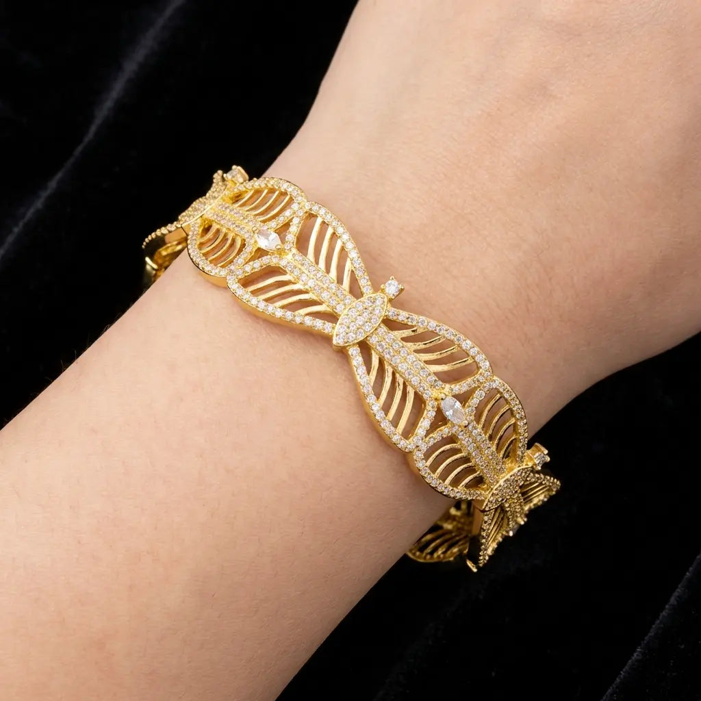 PREMIUM STONE BANGLE  PMSB59W-006
