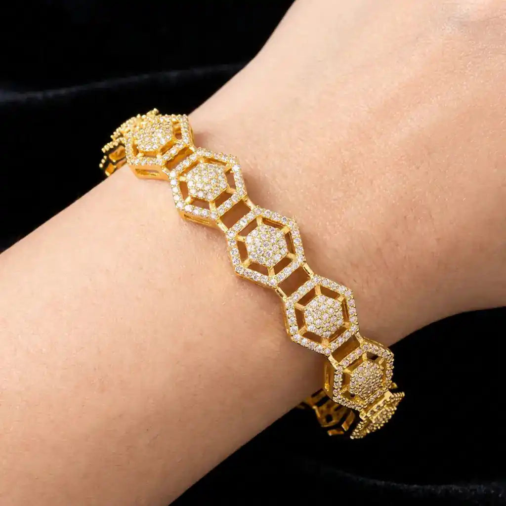 PREMIUM STONE BANGLE PMSB84W-006