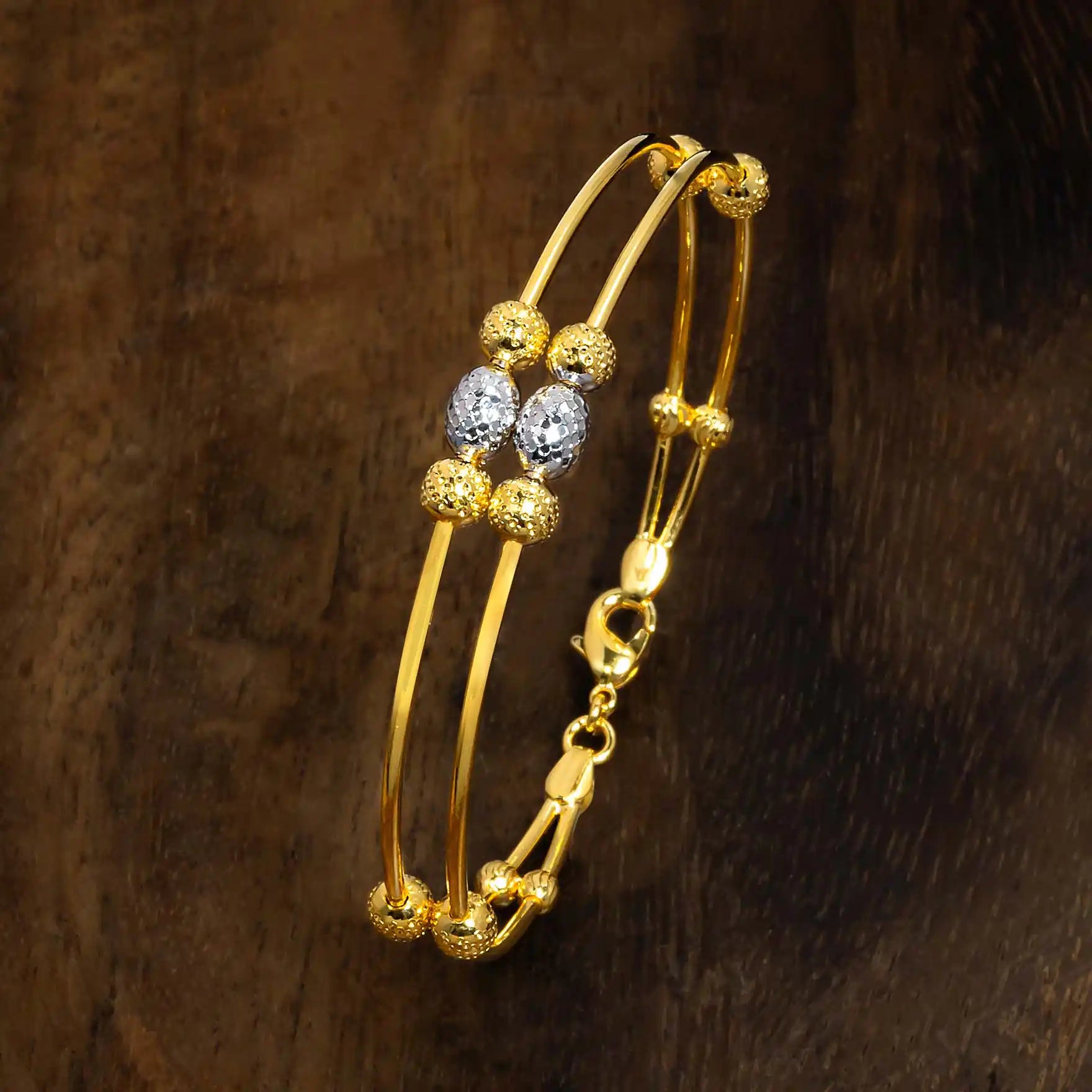 Gold Layered Bangle Jewellery 