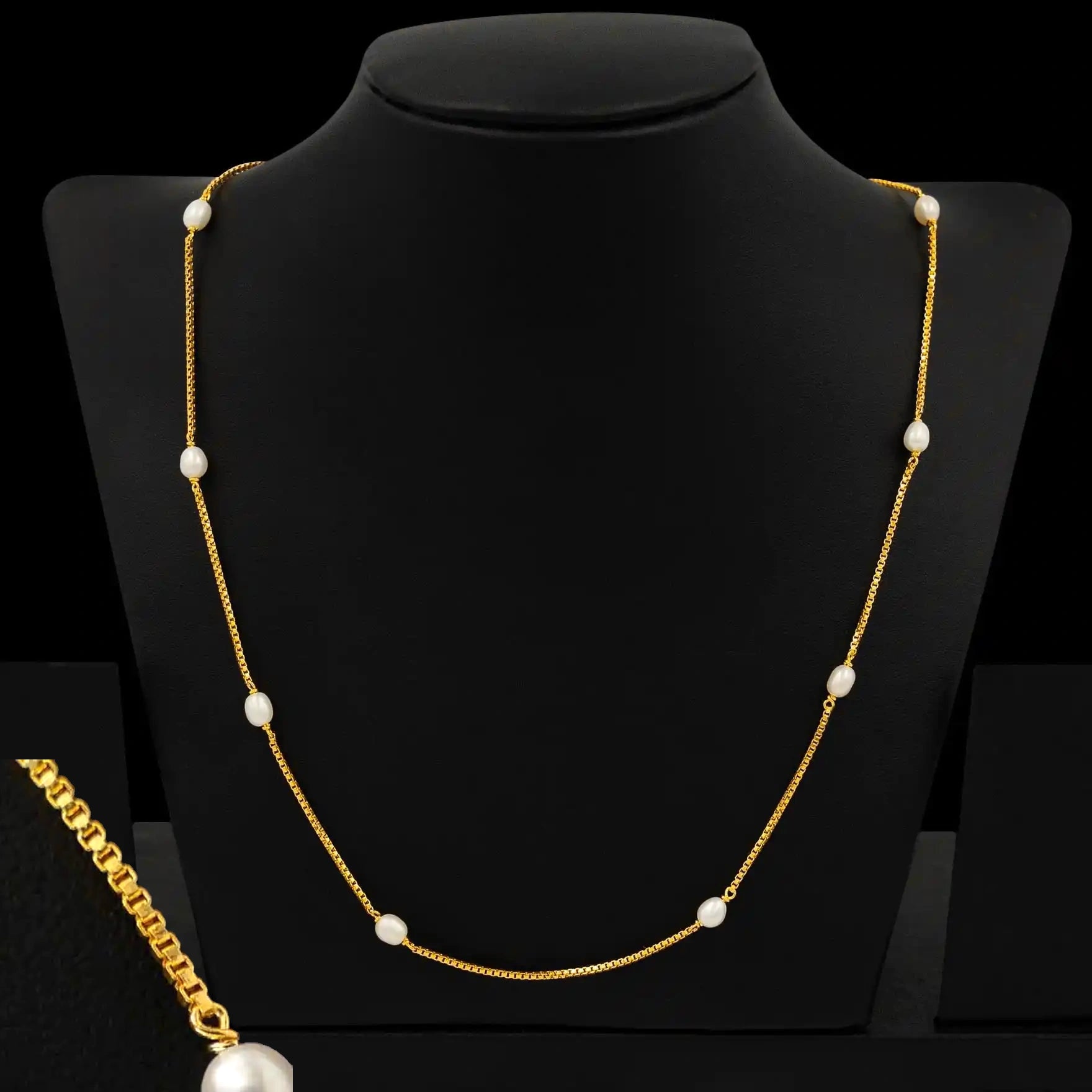 Pearl Stone Chain PSC1-073