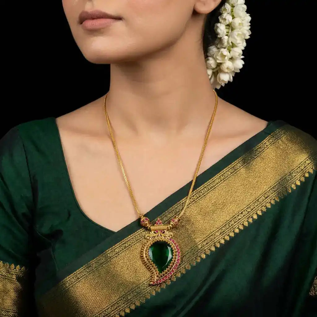 Palakka Mango Stone Necklace PSPKNMG17-0311