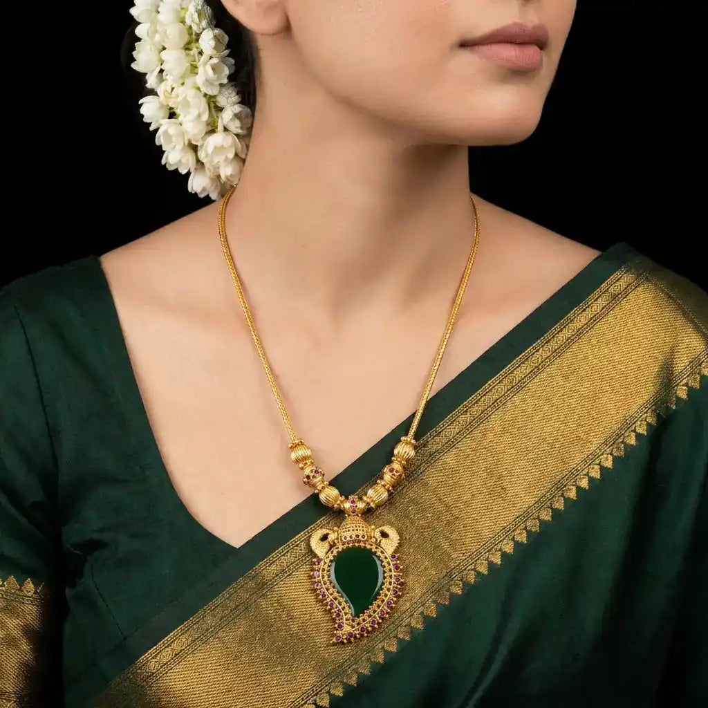 Palakka Mango Stone Necklace PSPKNMG9-0311