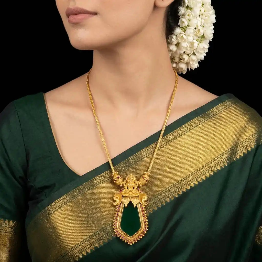 Palakka Nagapadam Stone Necklace PSPNNG33-1130