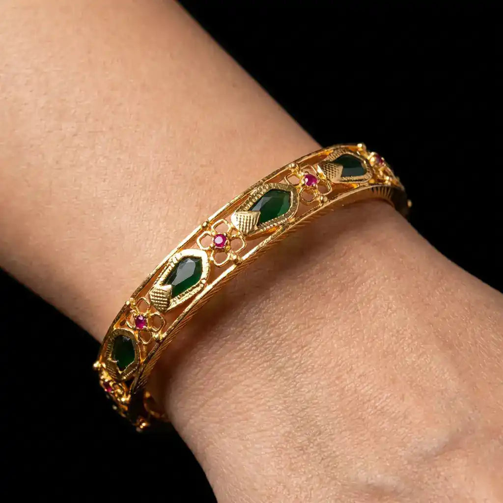Palakka Stone Nagapadam Bangle PSPKBNG22-013