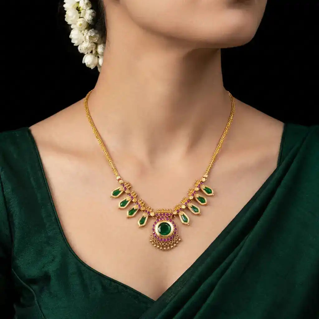 Palakka Stone Necklace PSPKNNG1-095