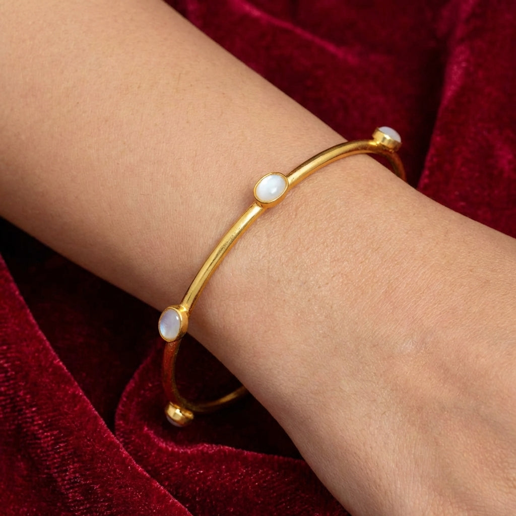 Premium Pearl Bangle PMRNSB1P-053