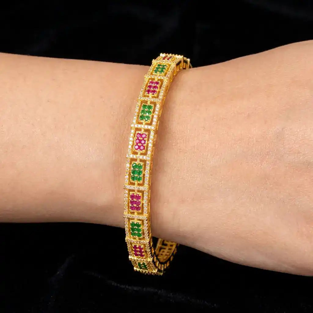 Premium Stone Bangle PMSB34WRG-006