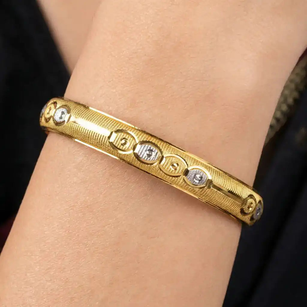 RHODIUM BANGLE PRGB13-091
