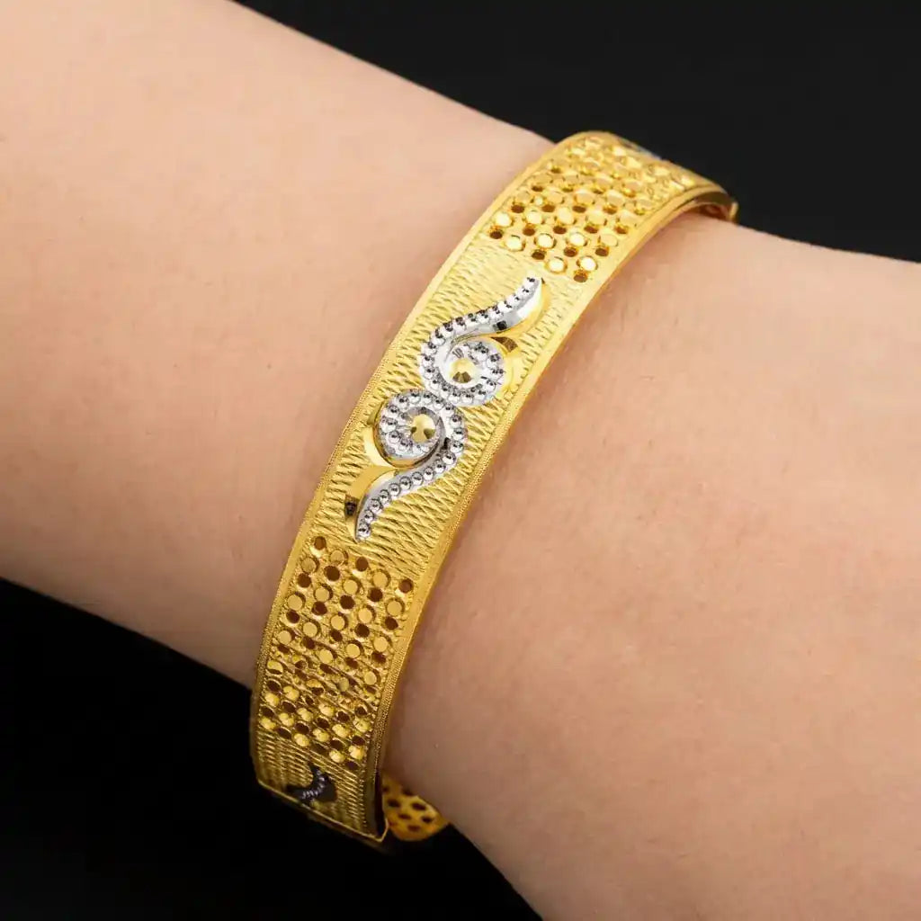 RHODIUM BANGLE PRGB39-062