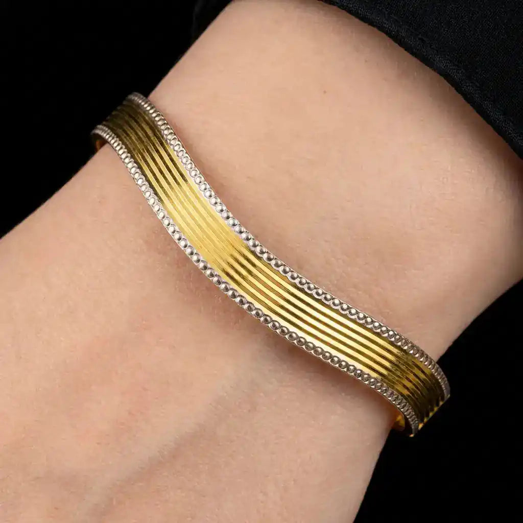 RHODIUM BANGLE PRGB44-091