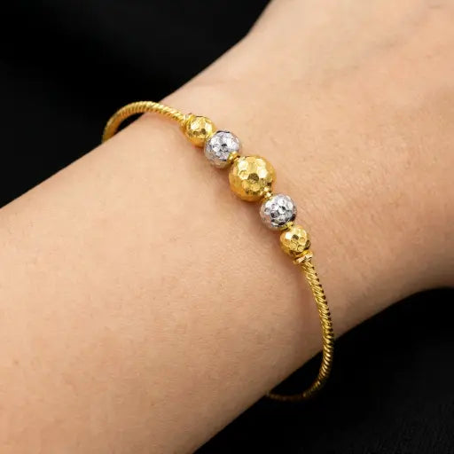 Rhodium Bangle PRGB2-24-081