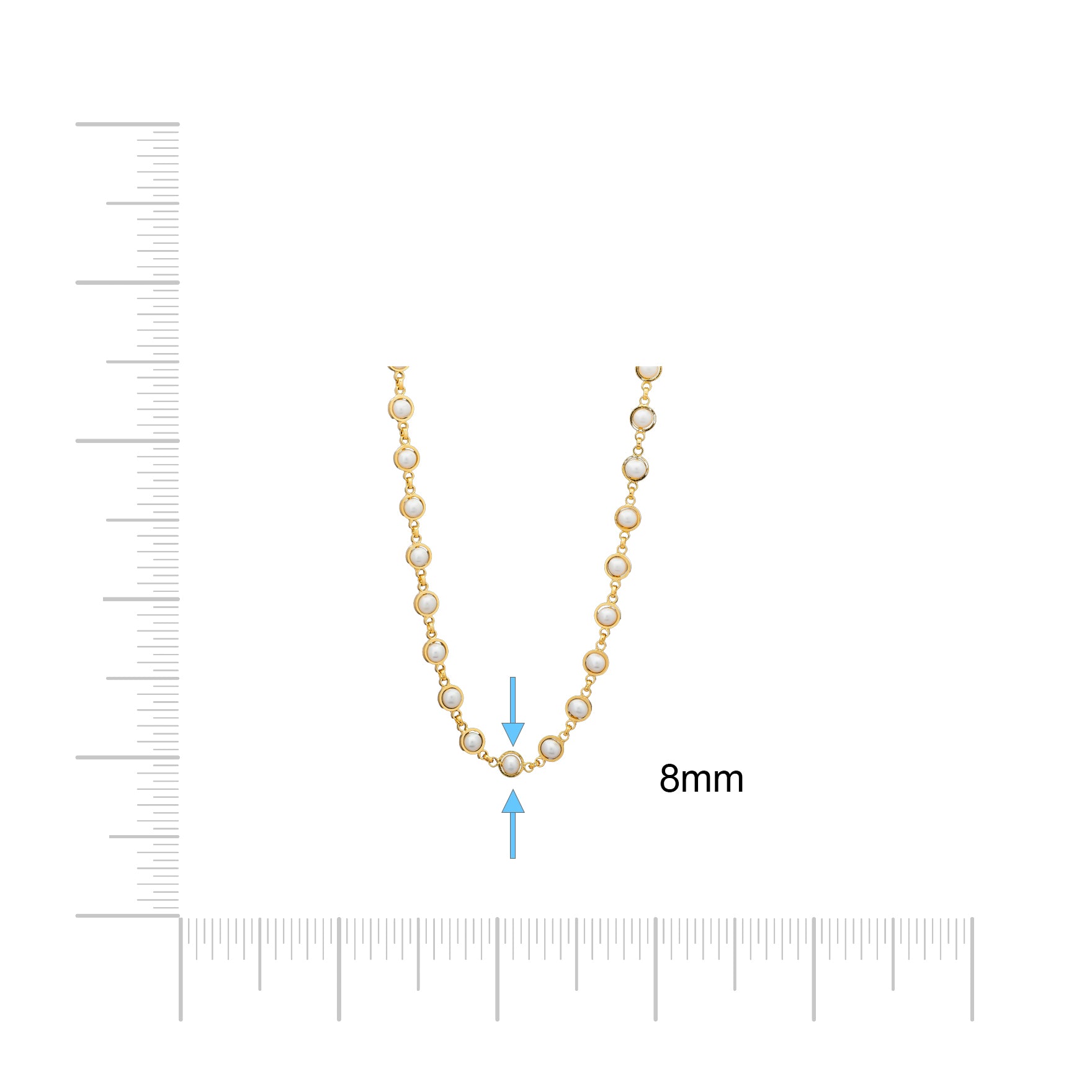Handcrafted Pearl Chain PSC1-046