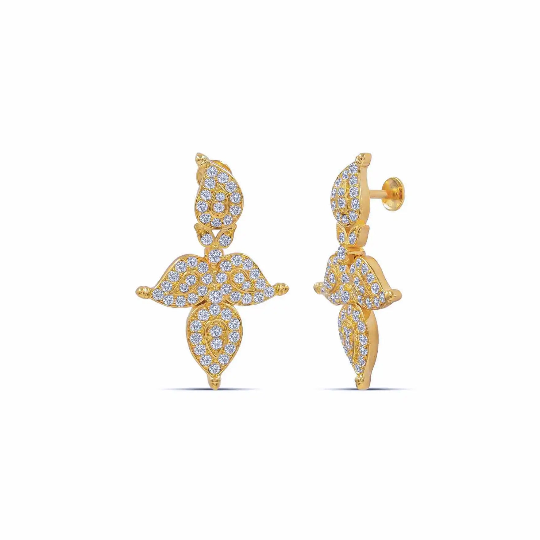Stone necklace stud PSNS48W-086, PSHST102W-041