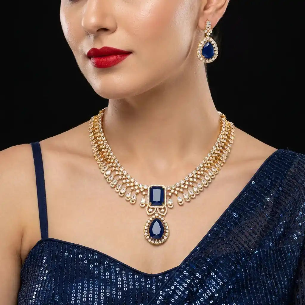 STONE NECKLACE PMSNS44WBL-0031, PMSHST97WBL-082