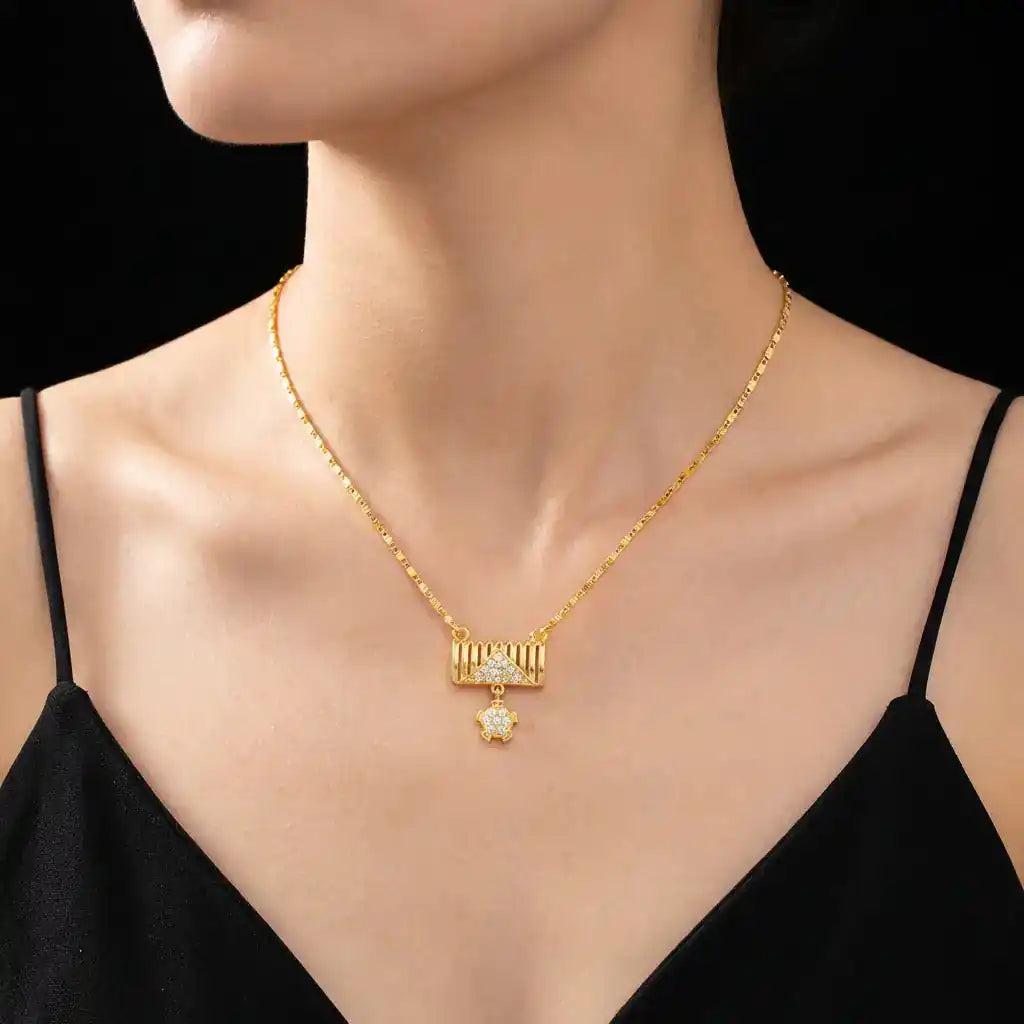 STONE NECKLACE PSN598W-053