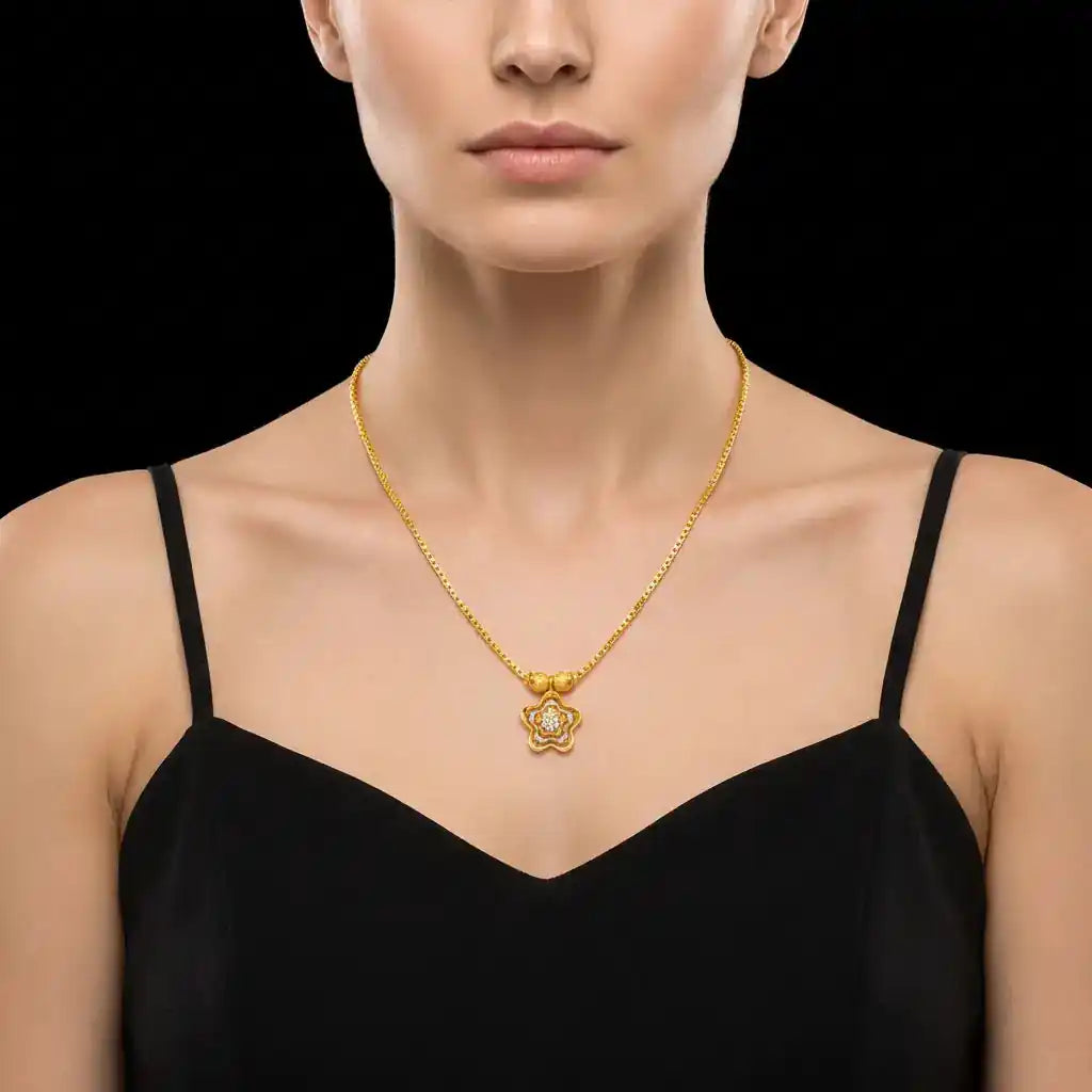 STONE NECKLACE PSNS63W-003