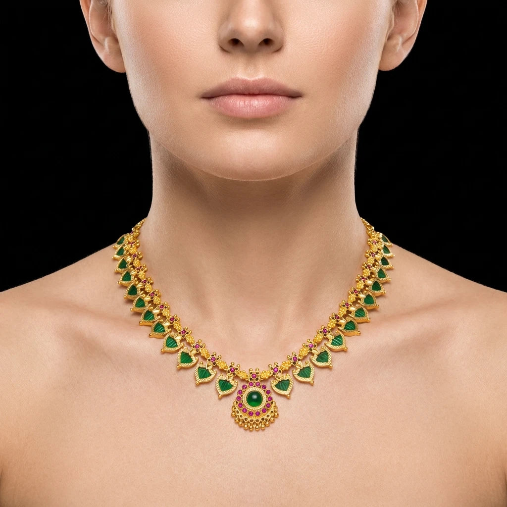 Palakka Stone Necklace PALAKKA PSPKNPG7-037