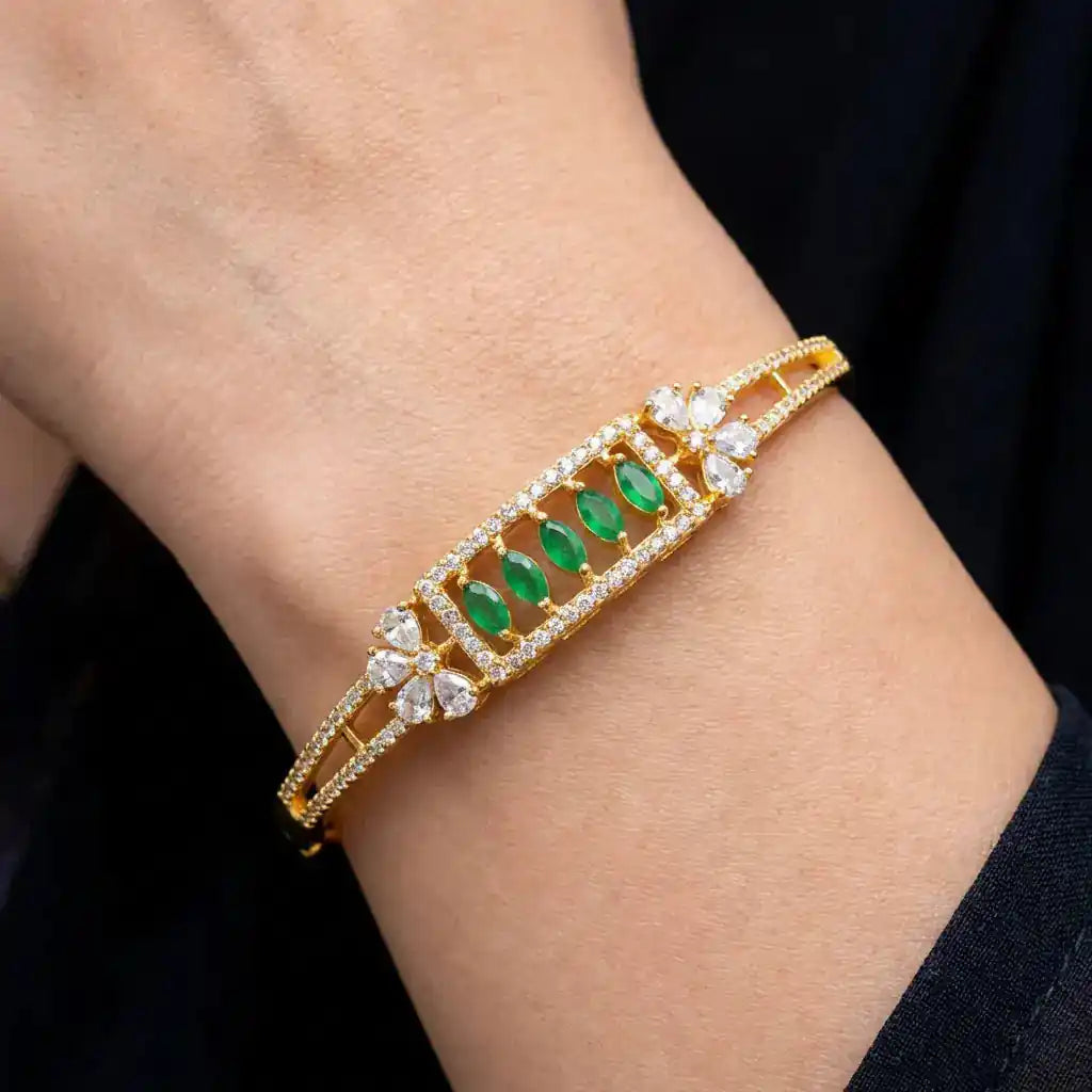 Stone Bracelet Bangle PSBRB12WG-052