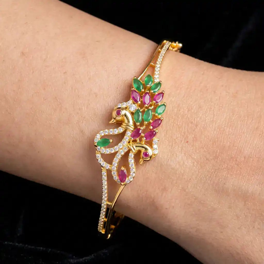 Stone Bracelet Bangle PSBRB15WRG-052