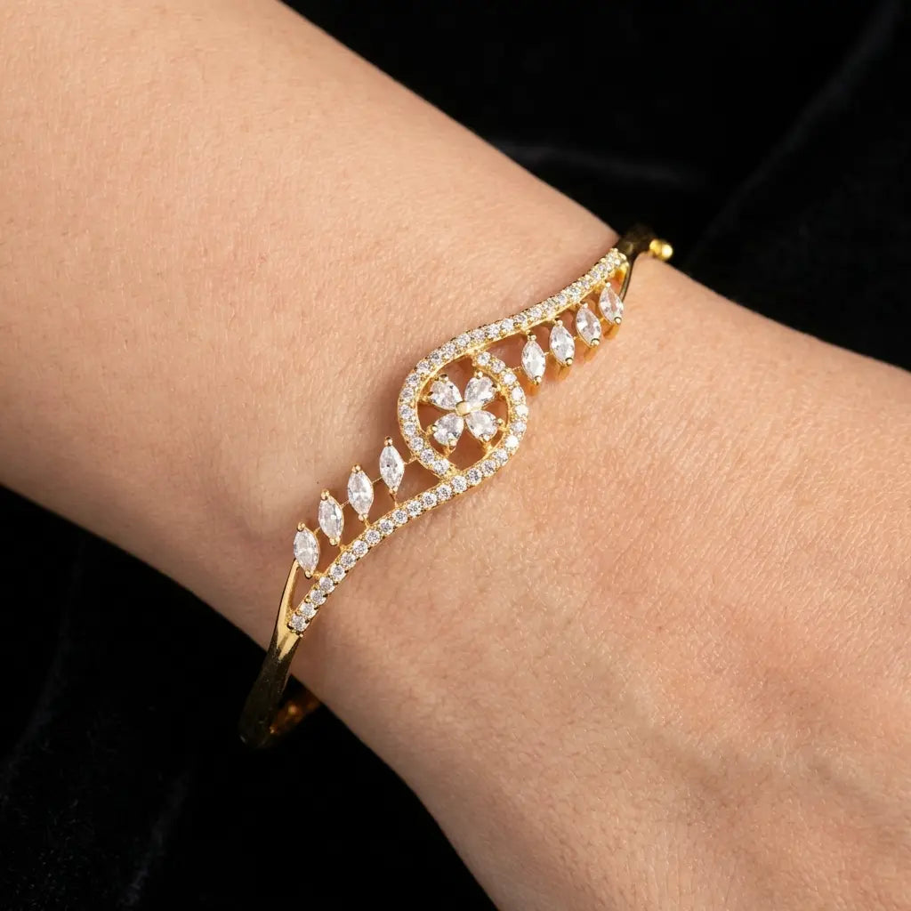 Stone Bracelet Bangle PSBRB21W-002