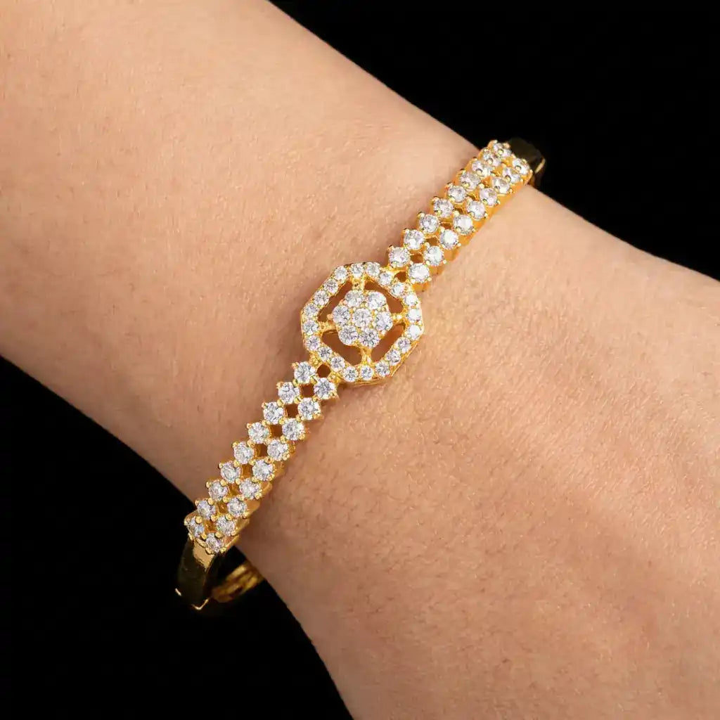 Stone Bracelet Bangle PSBRB31W-002