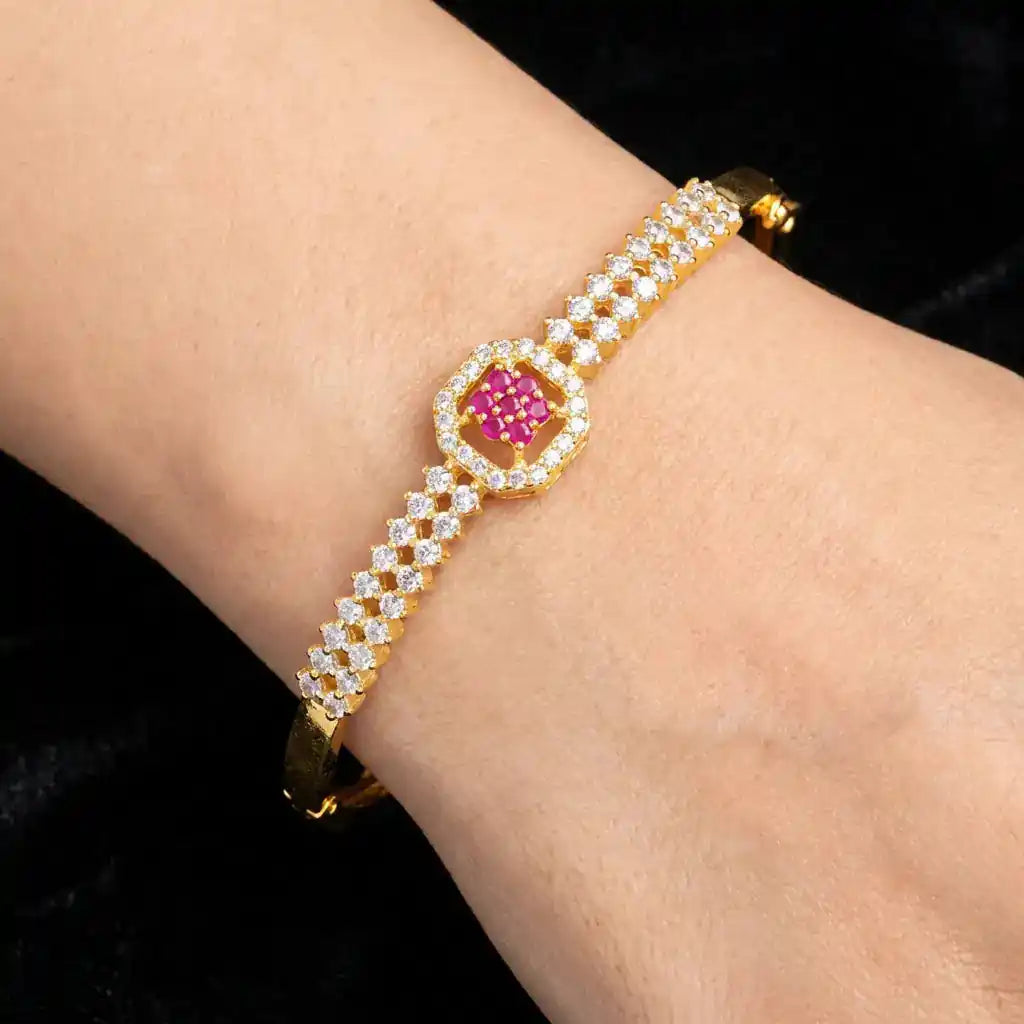 Stone Bracelet Bangle PSBRB31WR-002