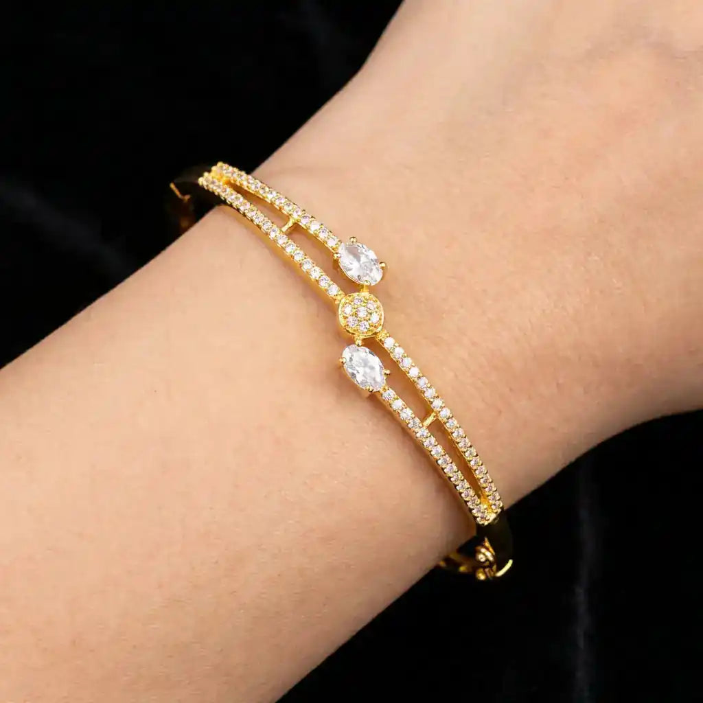 Stone Bracelet Bangle PSBRB66W-25-002