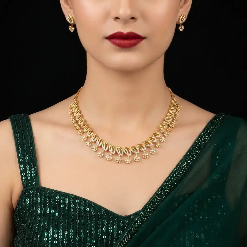 Stone Necklace PMSNS34W-008, PMSST3W-022
