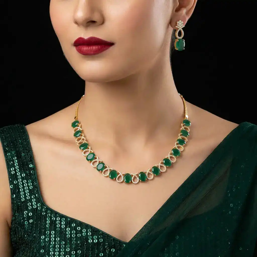 Stone Necklace PMSNS7WG-008,PMSHST3WG-081