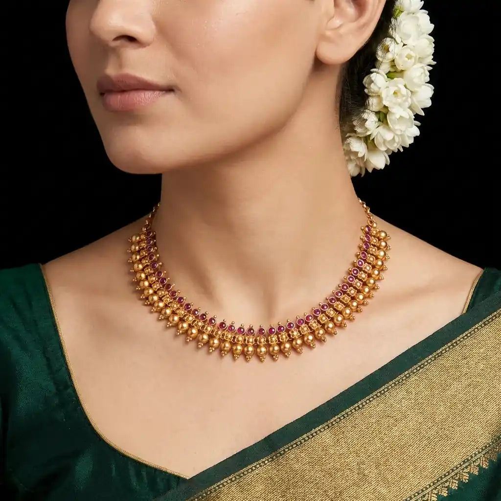 Stone Necklace PSGRNSSR12R-038