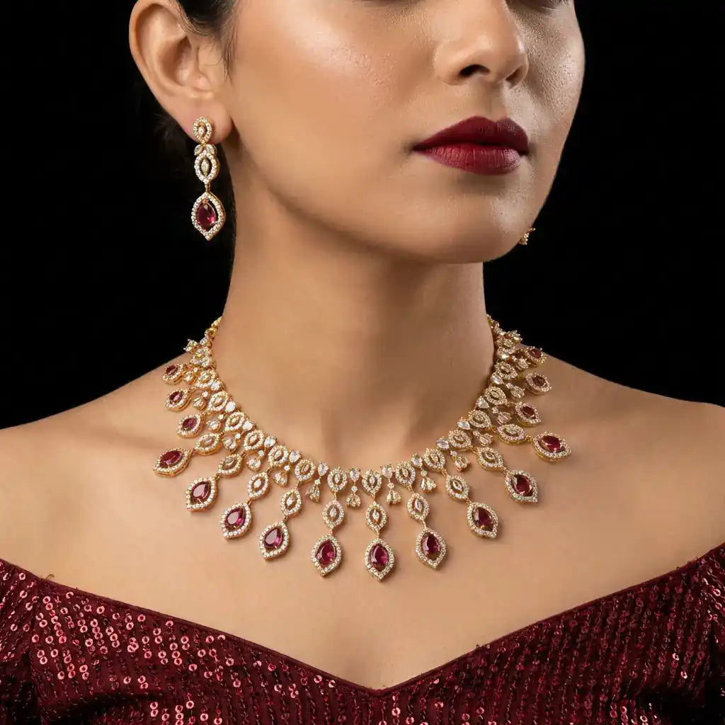 Stone Necklace PSNS12WR-087,PSHST60W-061