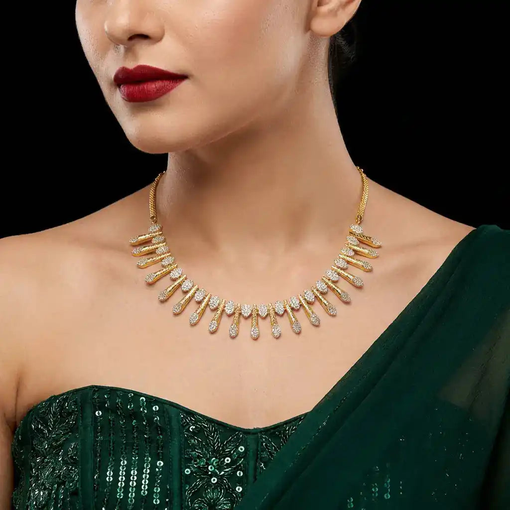 Stone Necklace  PSNS21W-086