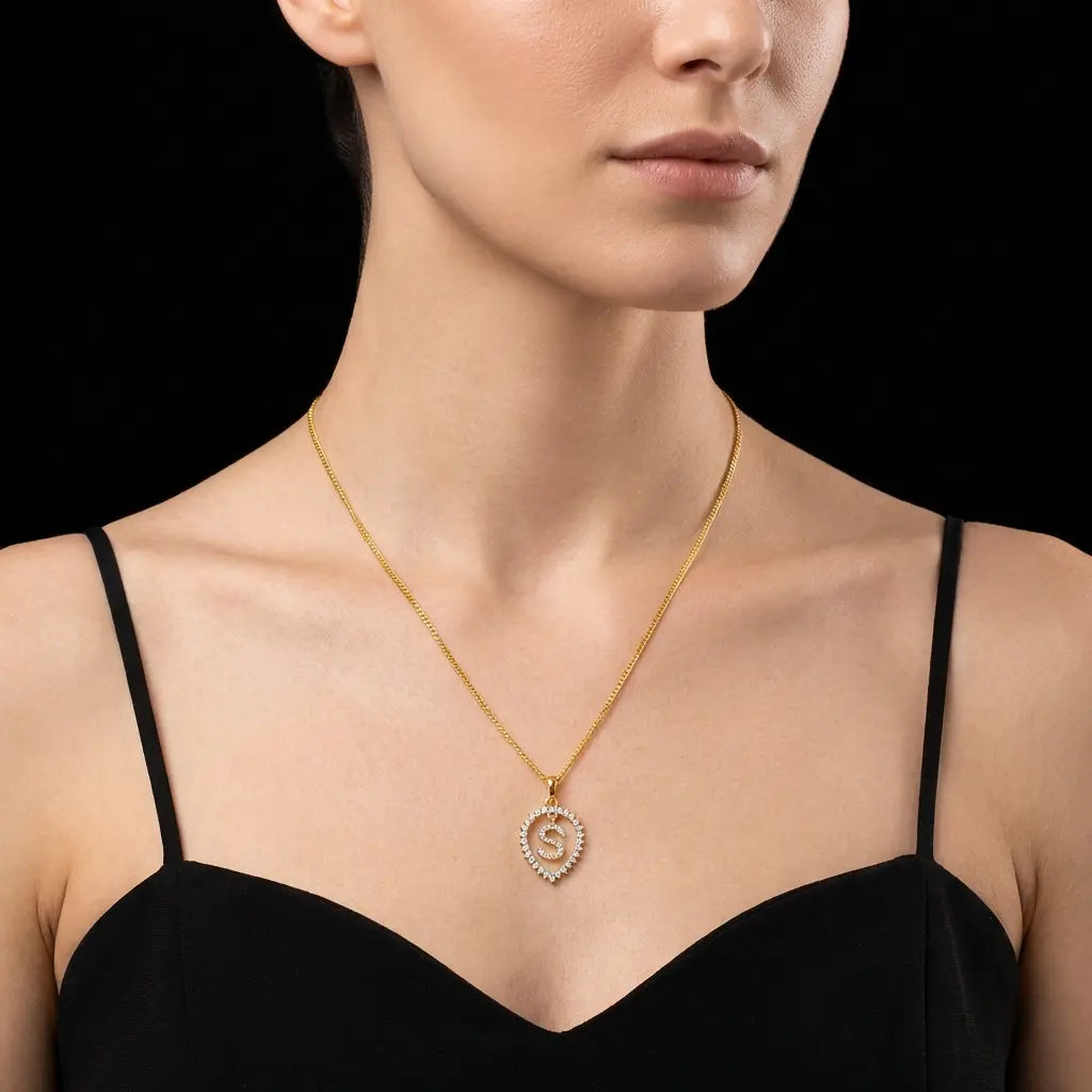 Stone Necklace PSNS70W-053