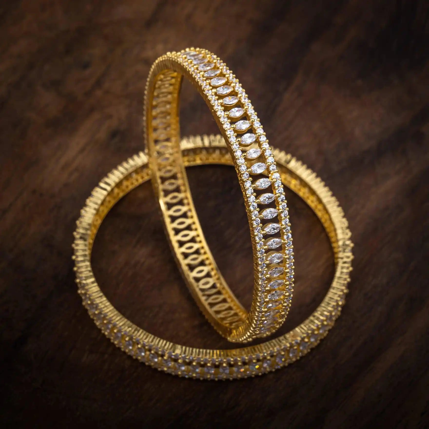 Bangle PSB13W-24-092 - Parakkat Jewels