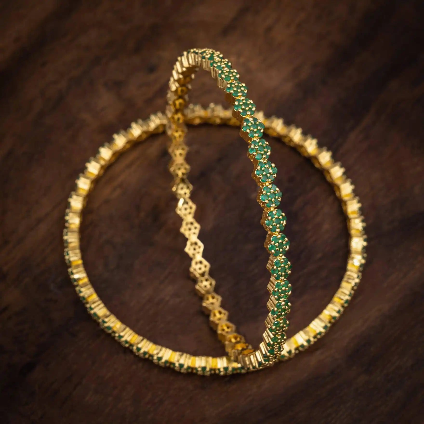 Bangle PSB16G-27-052 - Parakkat Jewels